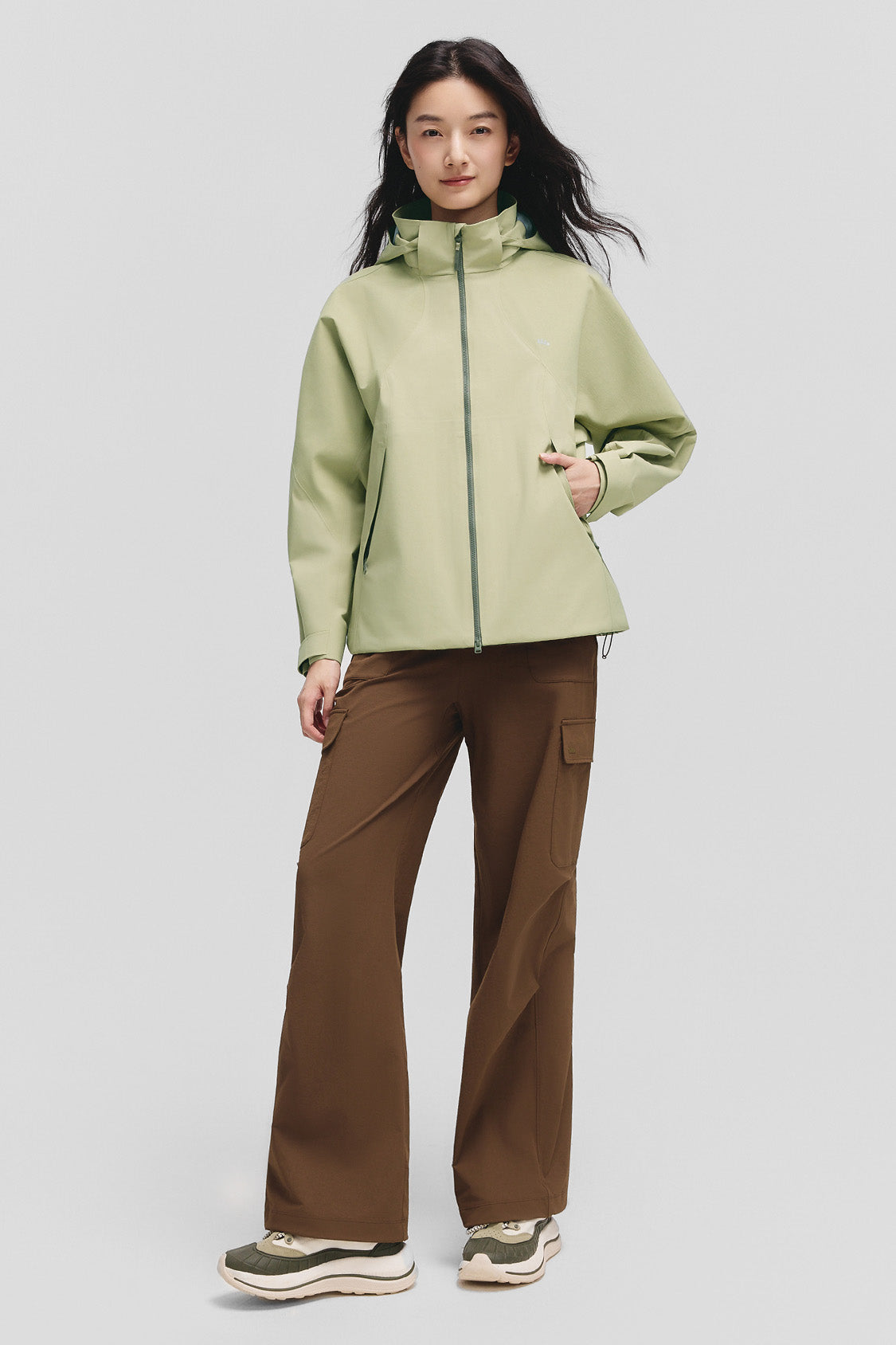 beneunder peakflex – women’s stretch insulated shell jacket (removable hood, warm liner) #color_teal