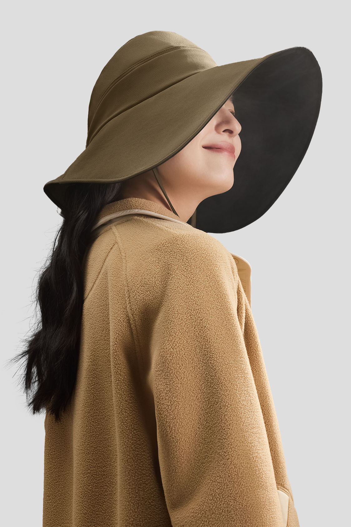 beneunder women's sun hat #color_truffle brown