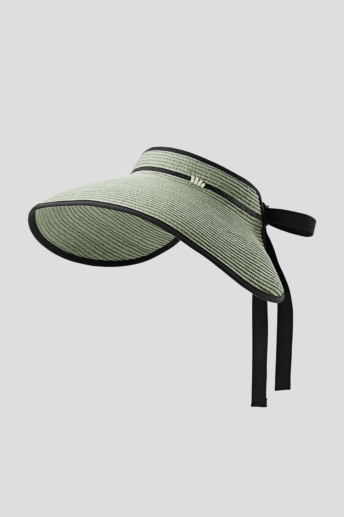 Straw Visor for Women, UPF 50+ Wide Brim Packable Hat for Summer UL558