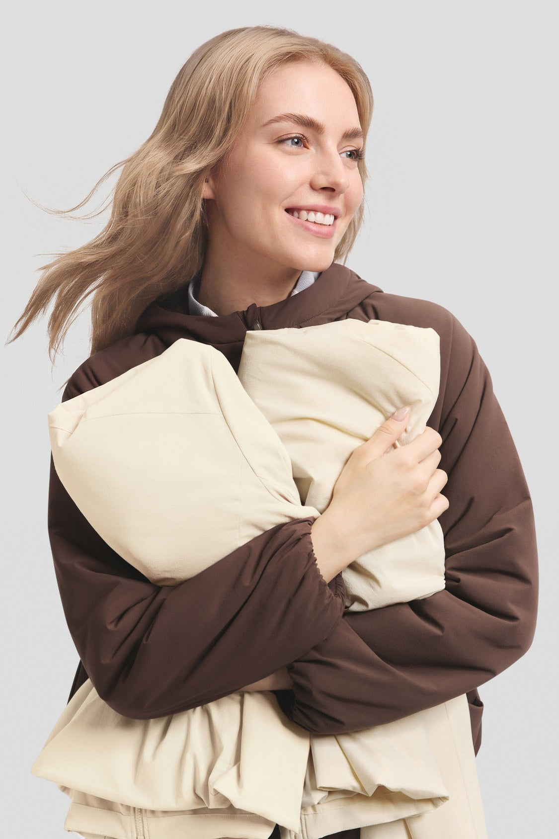 Women's Stretch Hooded Insulated Jacket (Mid Warmth) EF003