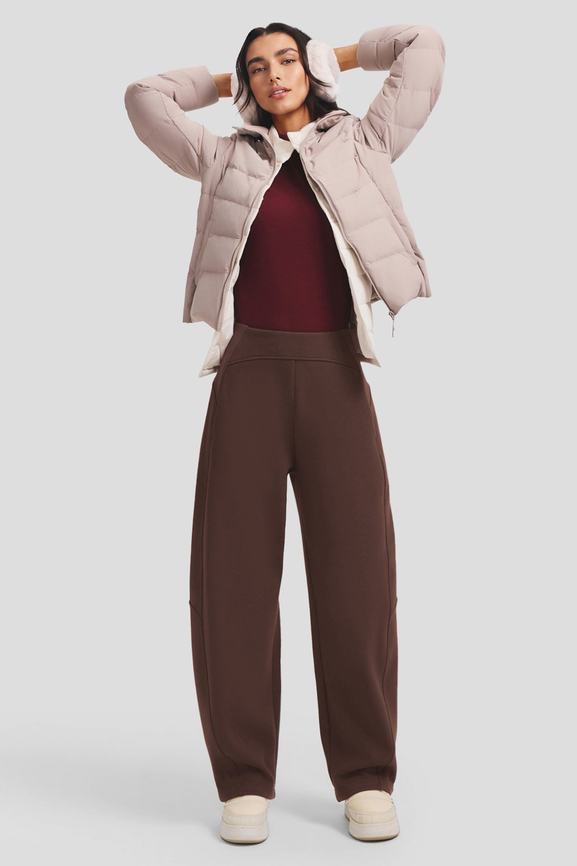 Women's High-Stretch Relaxed-Fit Pants (High Warmth) EL014