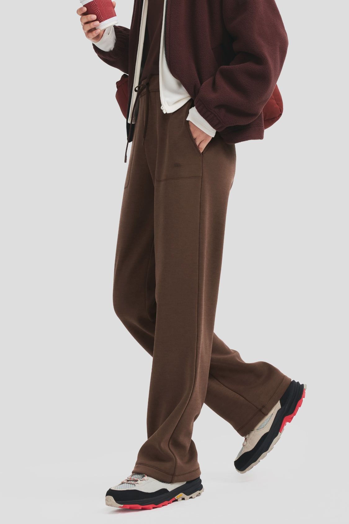 Women's Ultra-Soft High-Stretch Straight-Leg Pants (High Warmth) SF012