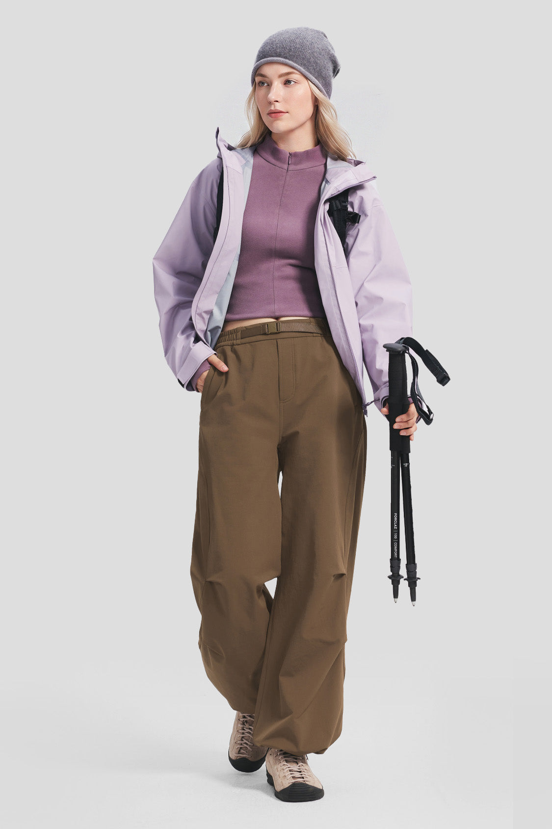 Women's Softshell Parachute Pants (Mid Warmth) ST015