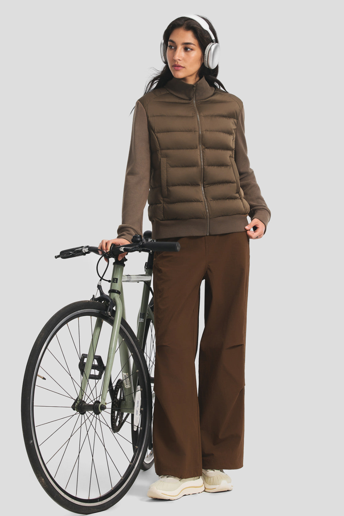 Women's Hybrid Down Jacket (Mid Warmth) HD008