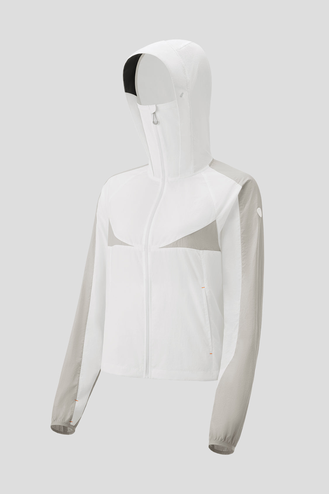 beneunder women's sun protection jacket upf50+ #color_white - smoky gray