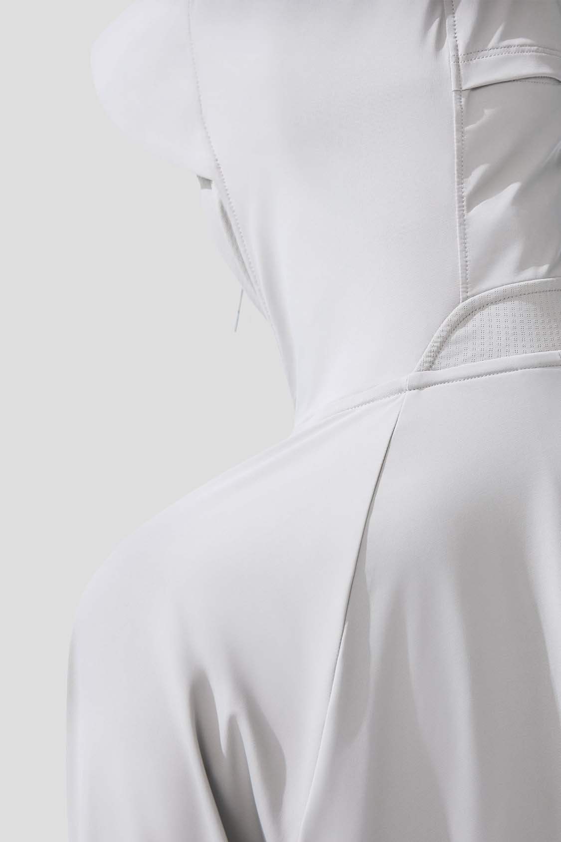 beneunder women's sun protection jacket #color_white