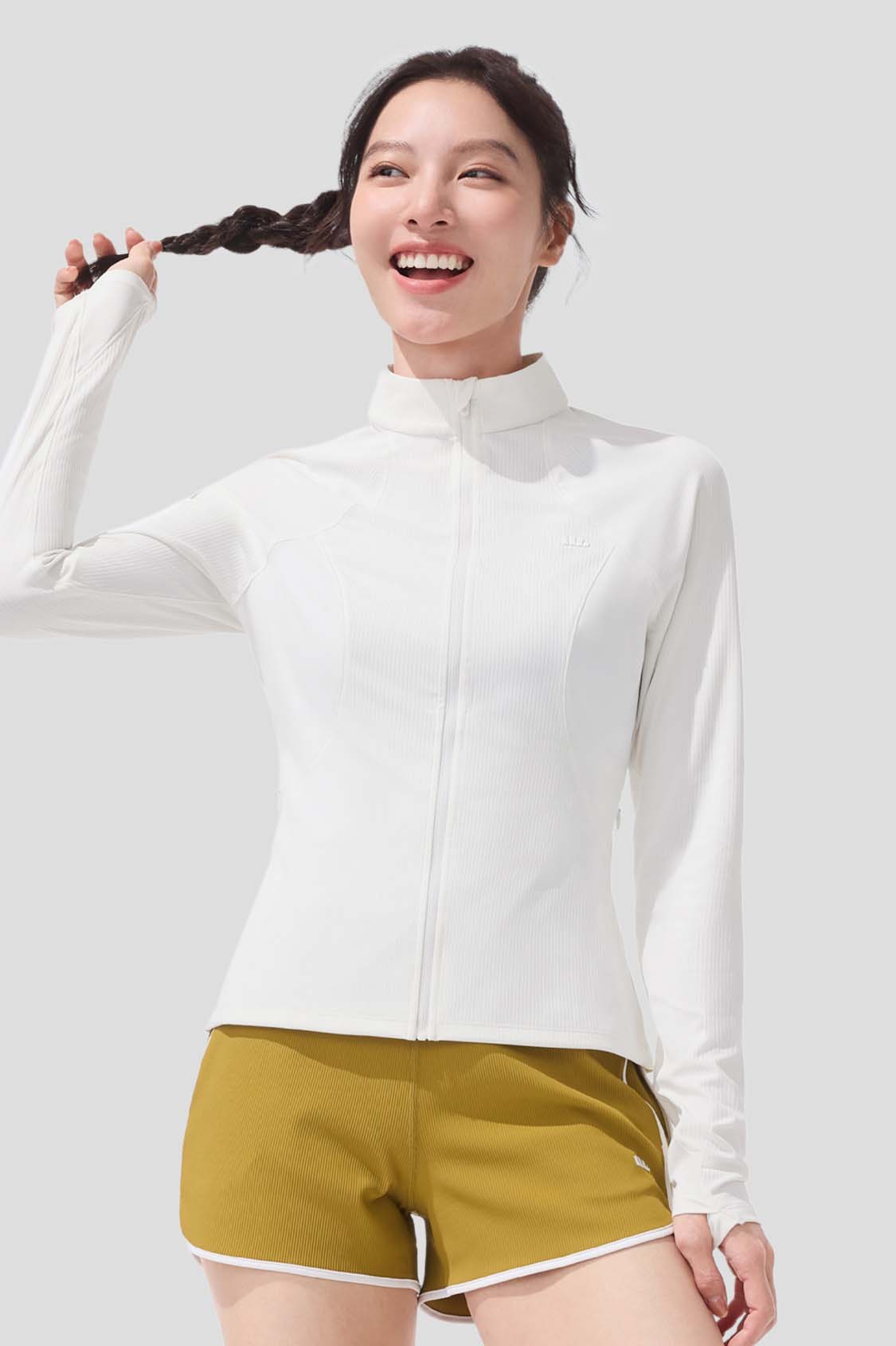 beneunder women's sun protection jacket #color_white