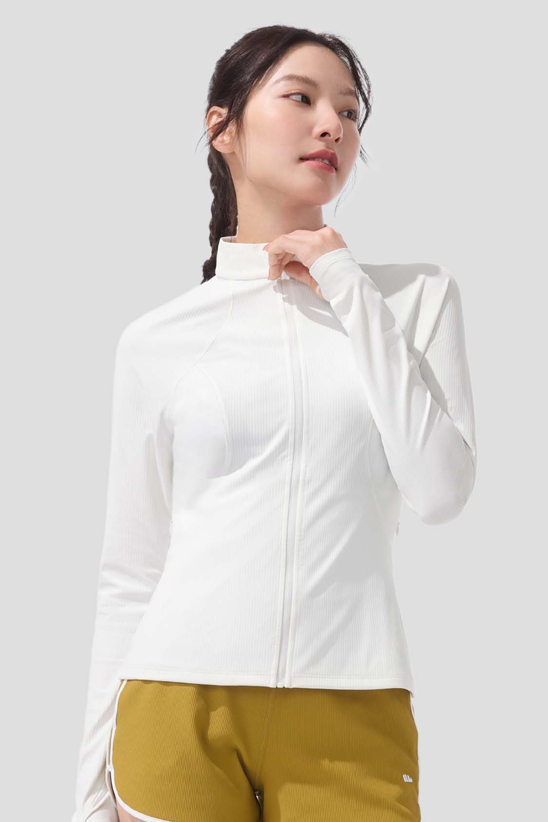 beneunder women's sun protection jacket #color_white