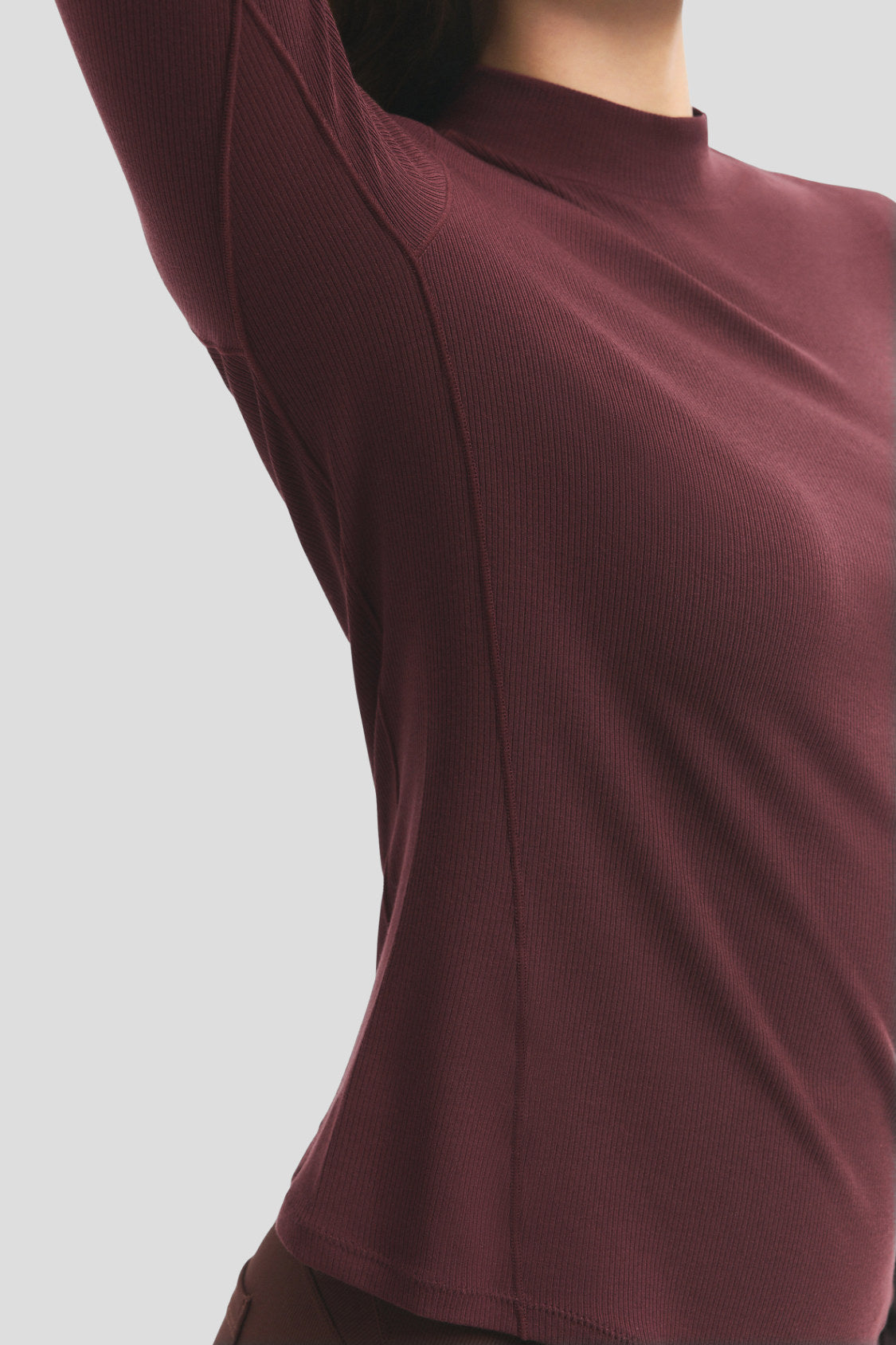 Women's Mock-Neck Base Layer Top (Light Warmth) SF026
