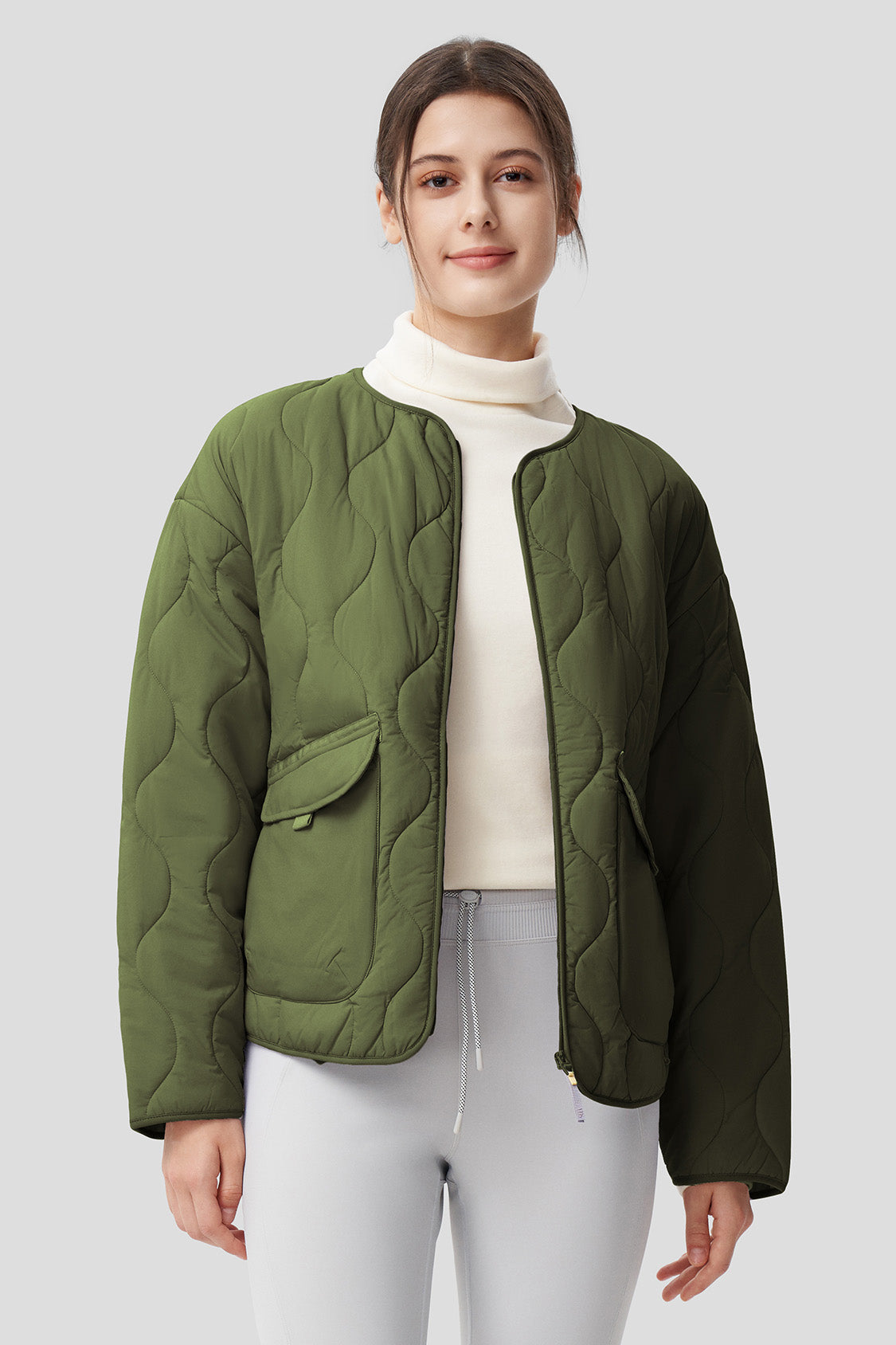 Thin clearance quilted jacket