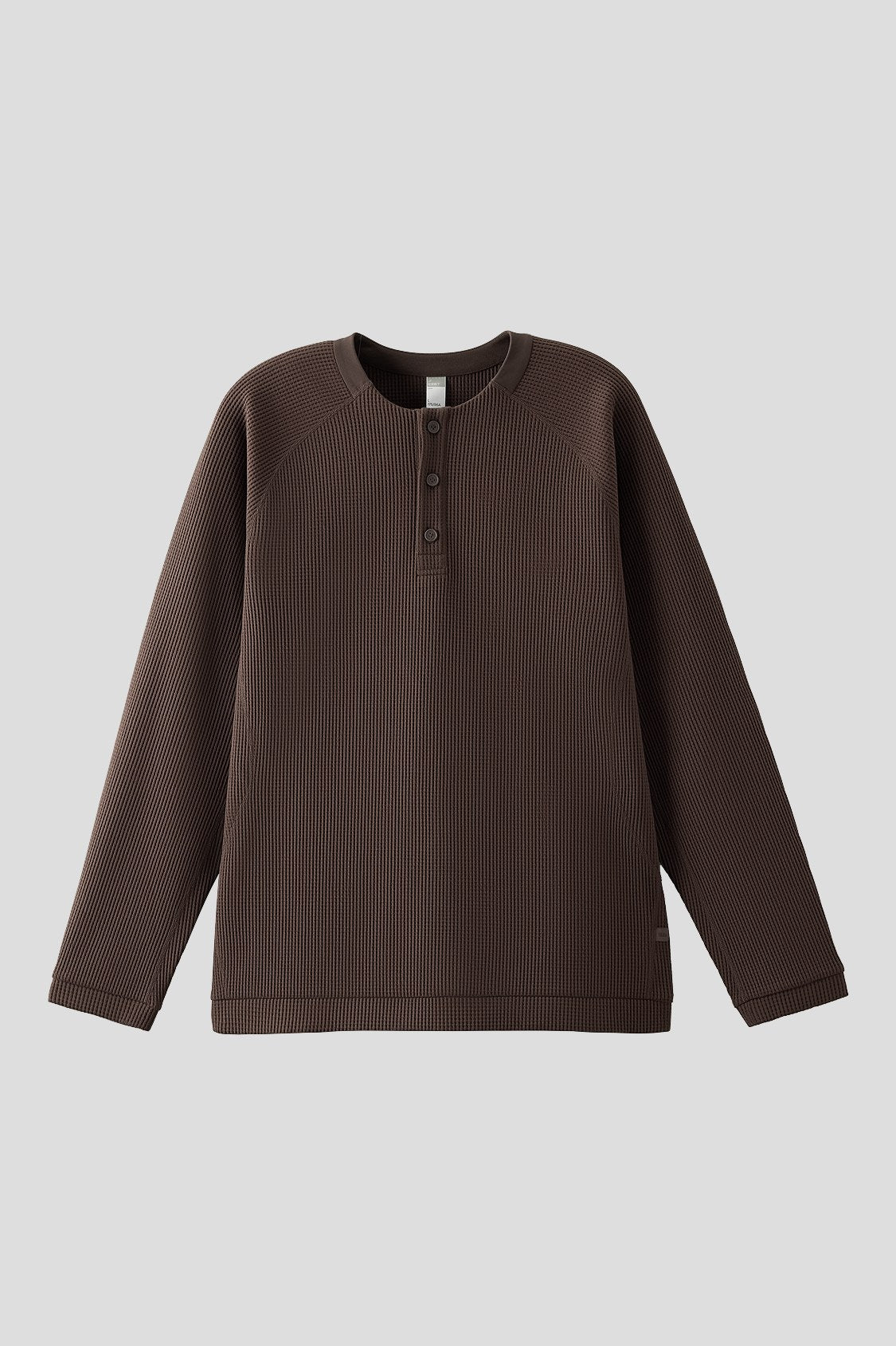 Men's Stretch Breathable Long-Sleeve Henley T-Shirt CT014