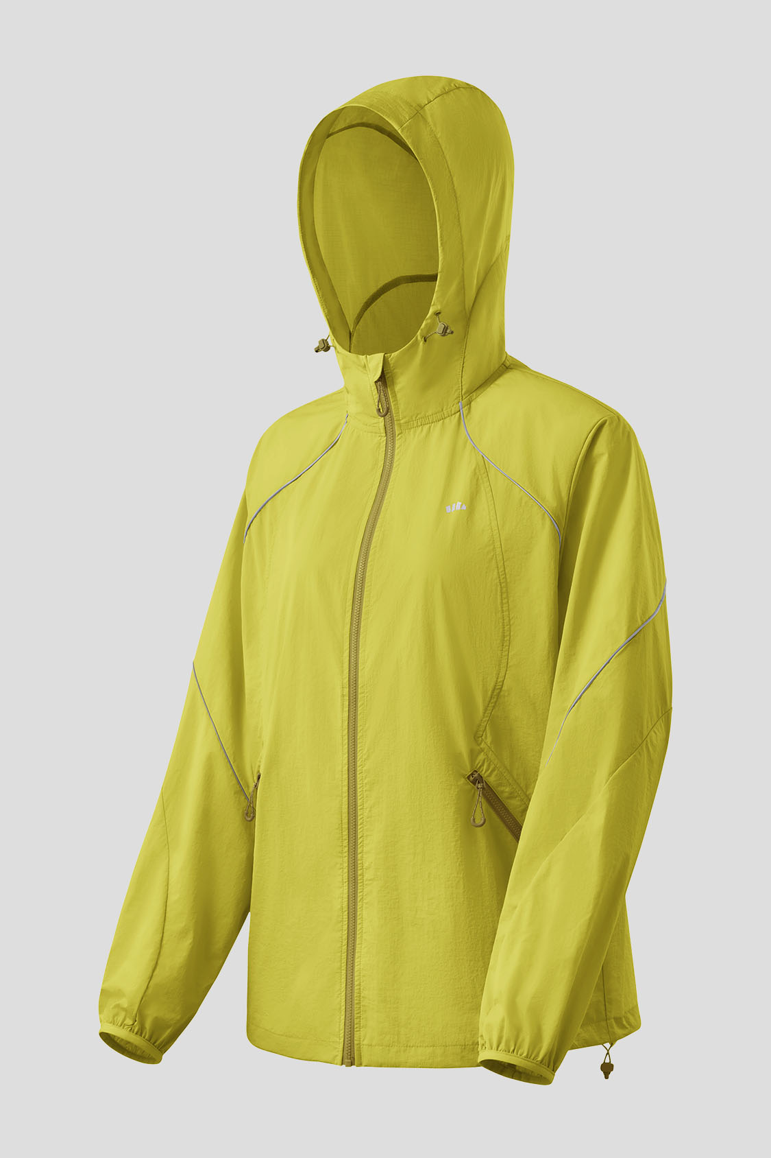 beneunder women's sun protection jacket #color_yellow