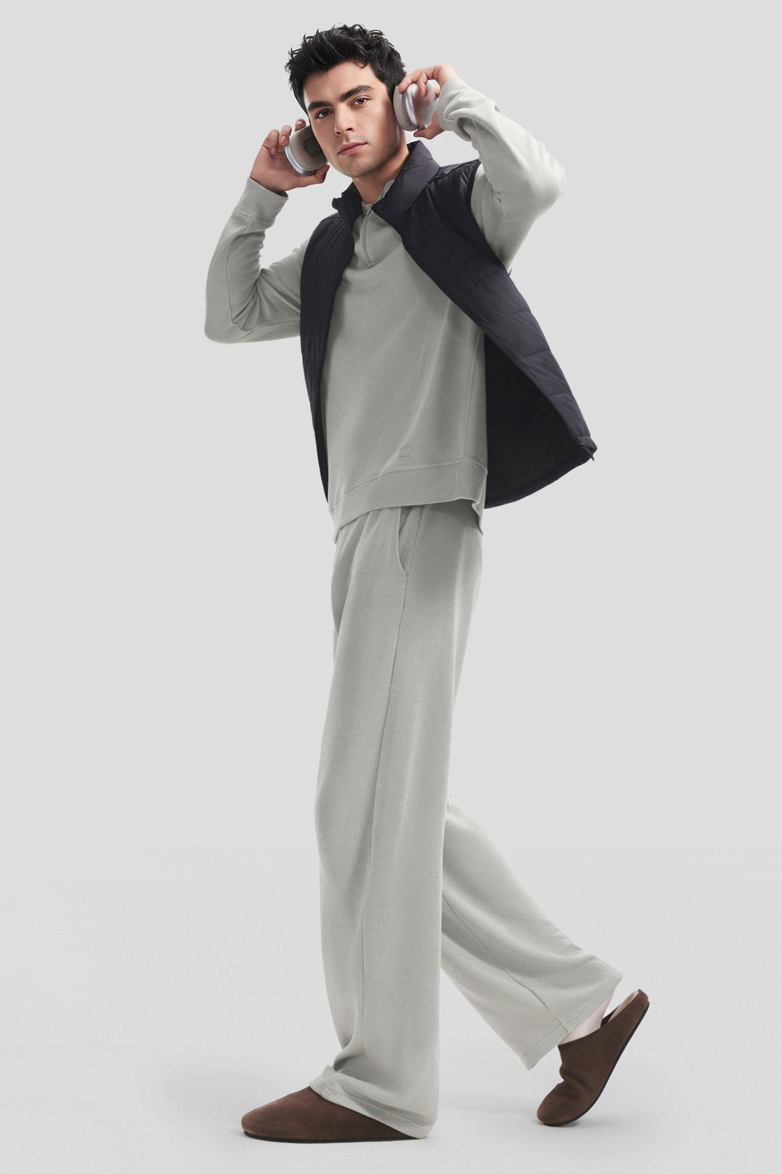 Men's Breathable Knit Everyday Lounge Set AF013/015