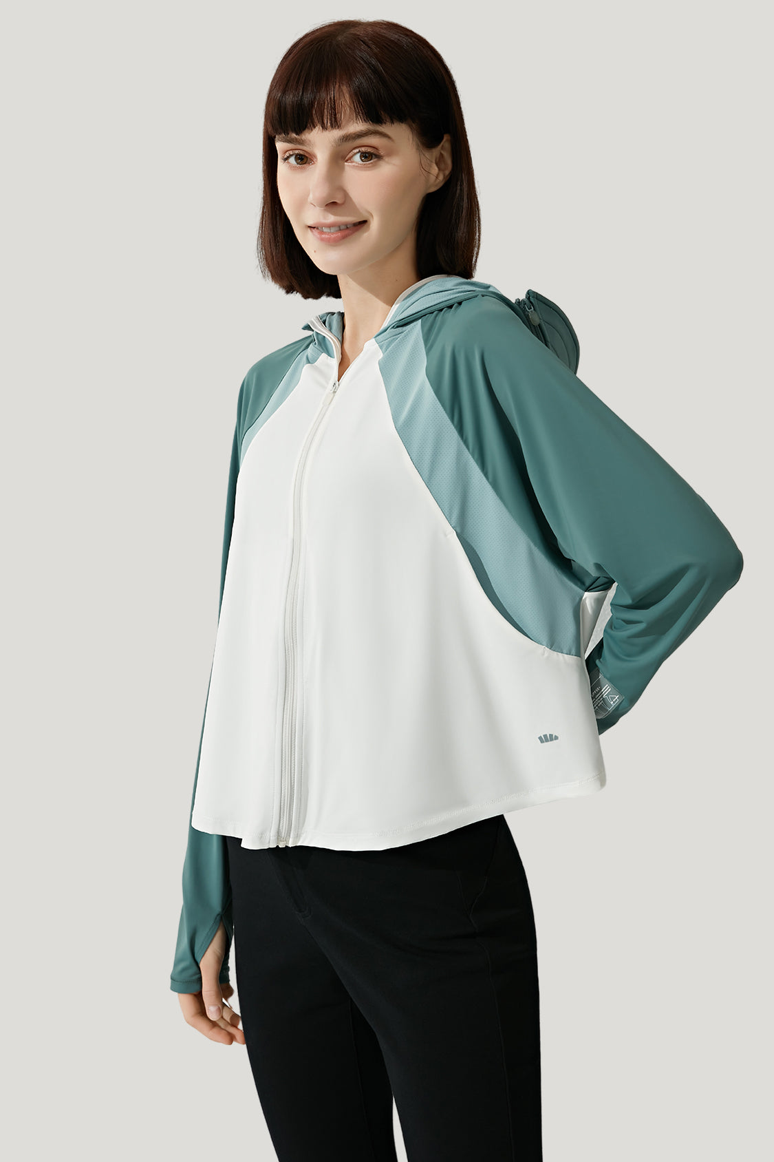 beneunder women's uv Sun Protection Cooling jacket UPF50+ #color_green