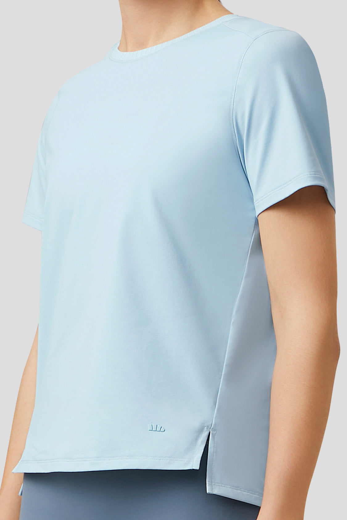 women's t shirt beneunder cooling uv sun protection t-shirt #color_misty blue