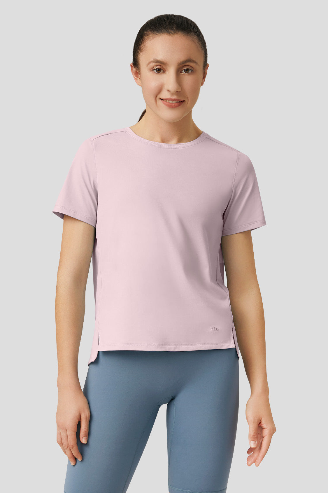women's t shirt beneunder cooling uv sun protection t-shirt #color_taro grey
