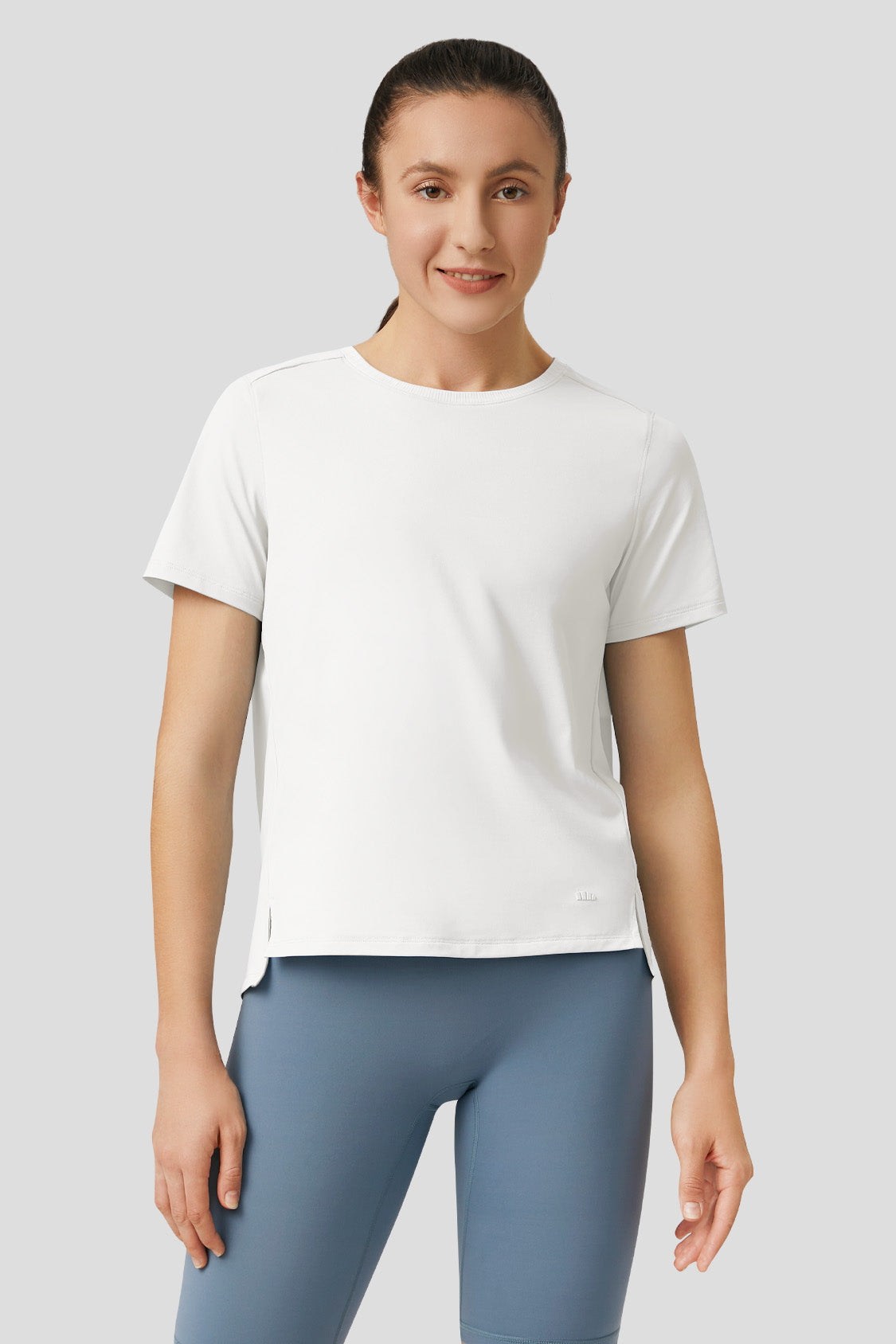 women's t shirt beneunder cooling uv sun protection t-shirt #color_creamy milk white