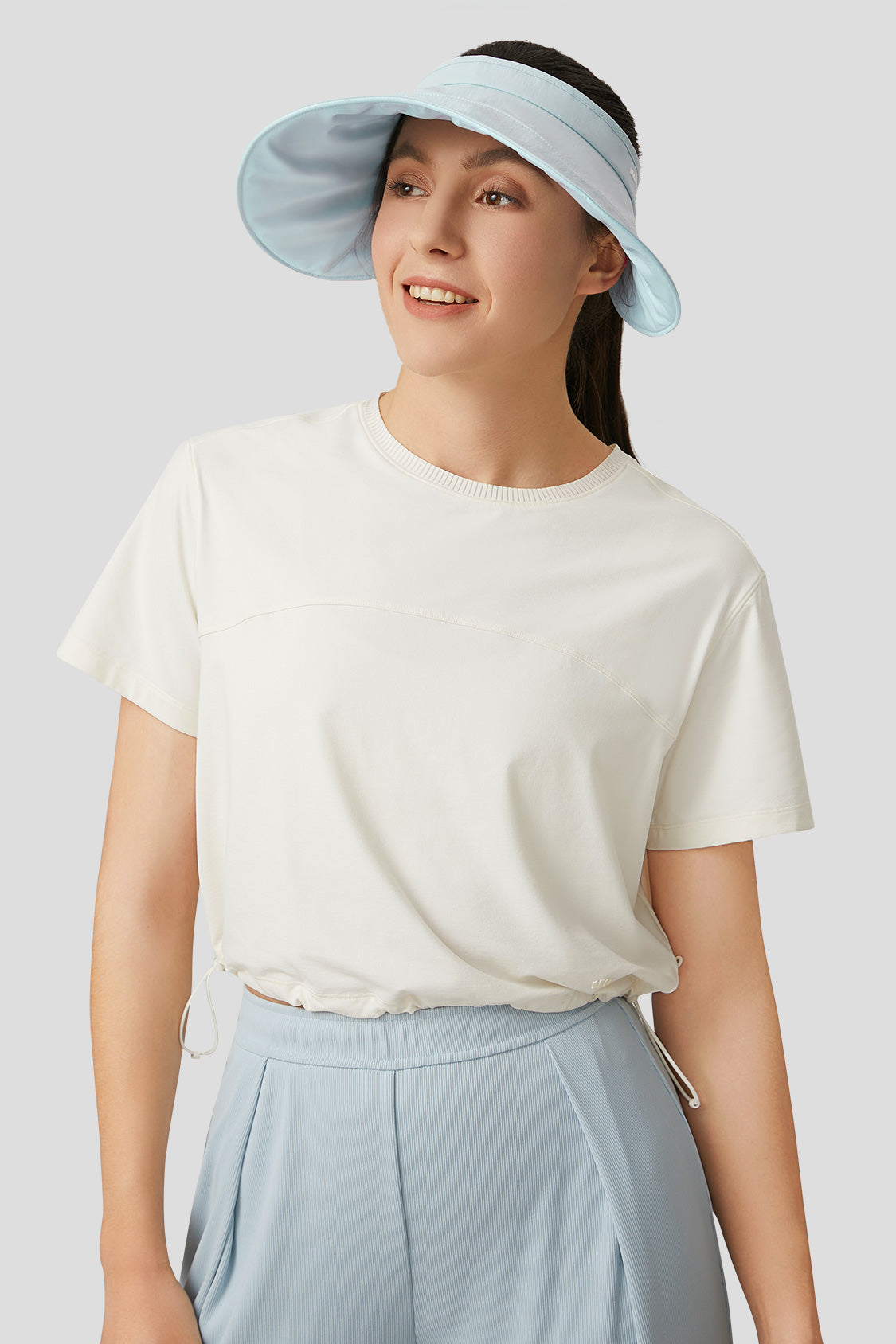 sun hat beneunder Guji Omelette upf50+ uv sun protection bucket hat for women #color_misty blue