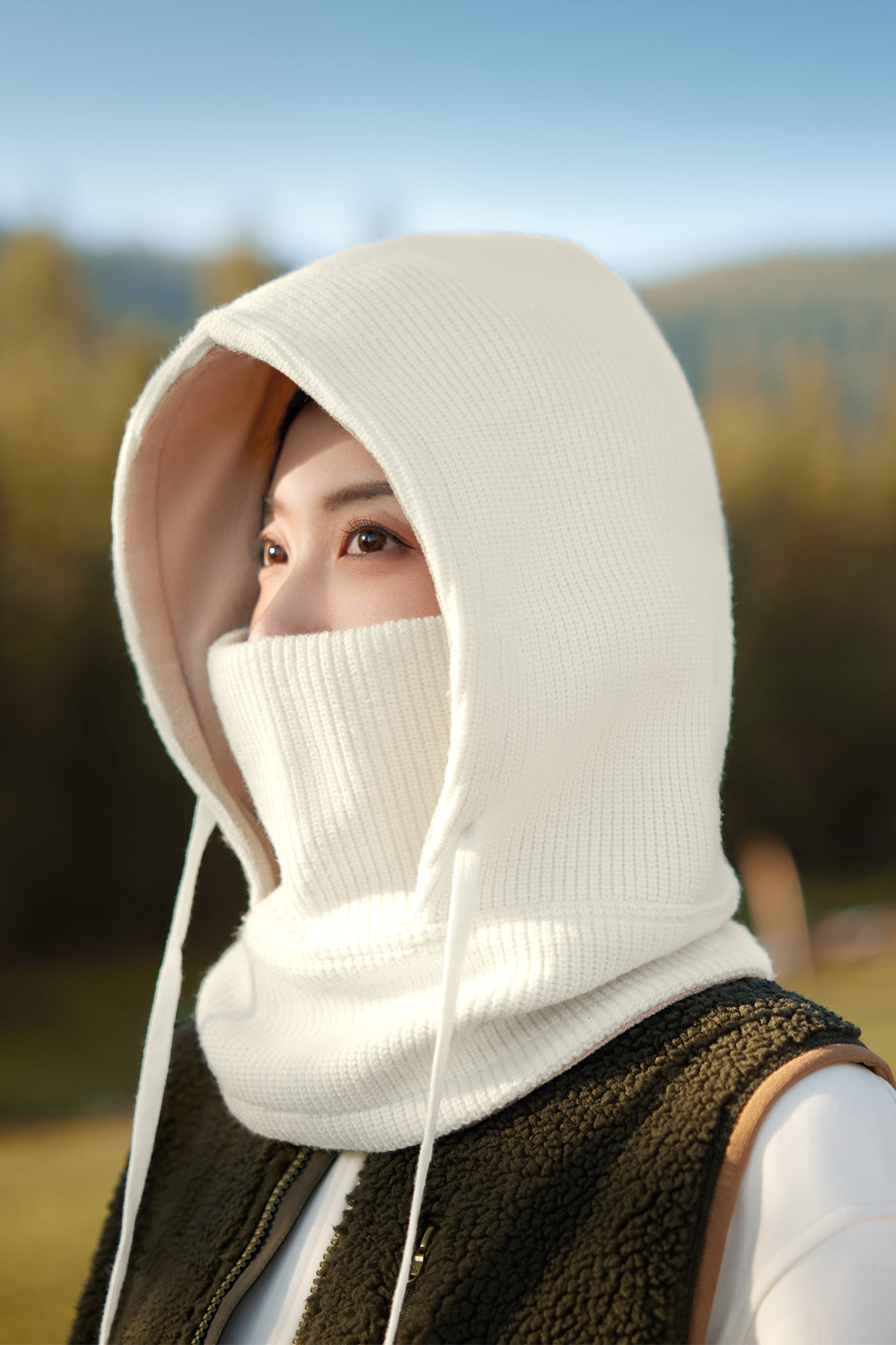Beneunder Outdoor Warm Fleece Windproof Hat