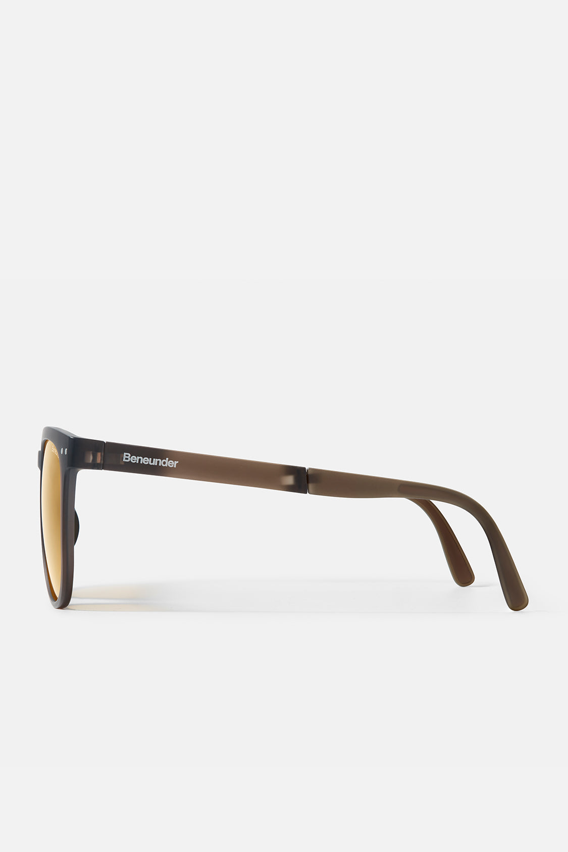 beneunder men's dawn polarized folding sunglasses shades #color_amber coffee
