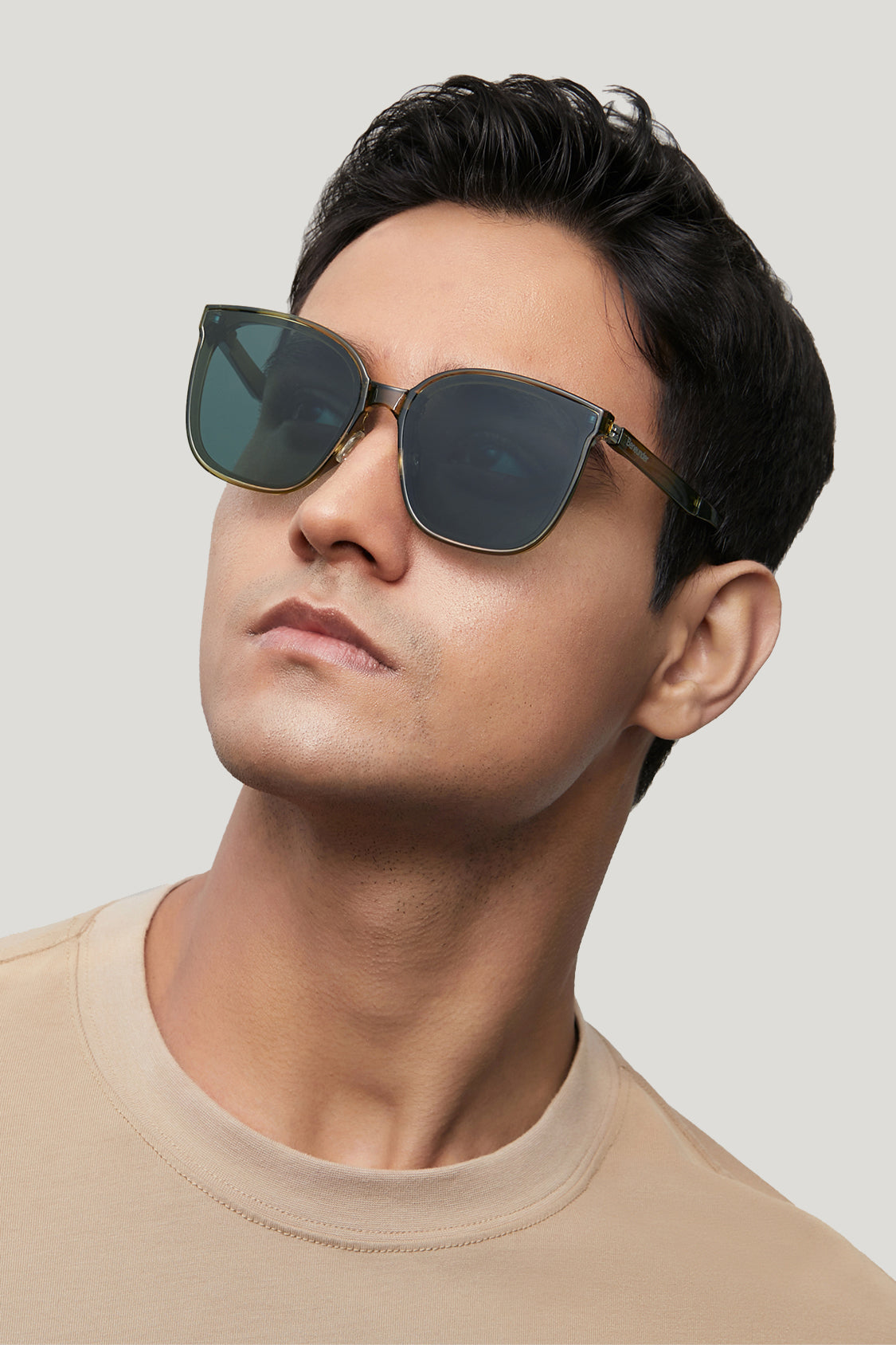 beneunder men's neonspace polarized folding sunglasses shades for women men #color_misty green