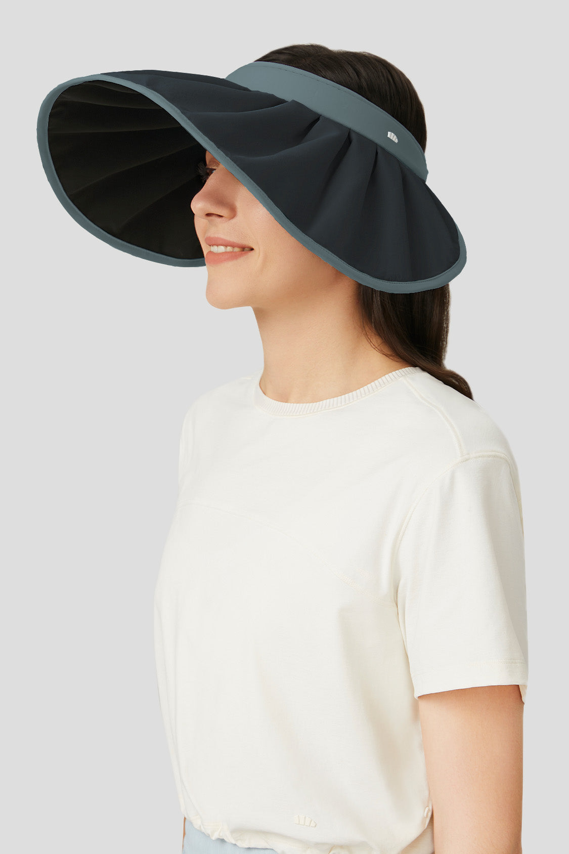 sun hat beneunder women's uv sun protection gardening bucket hat #color_twilight black