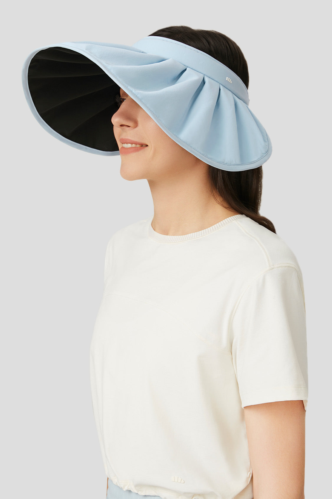 sun hat beneunder women's uv sun protection gardening bucket hat #color_misty blue