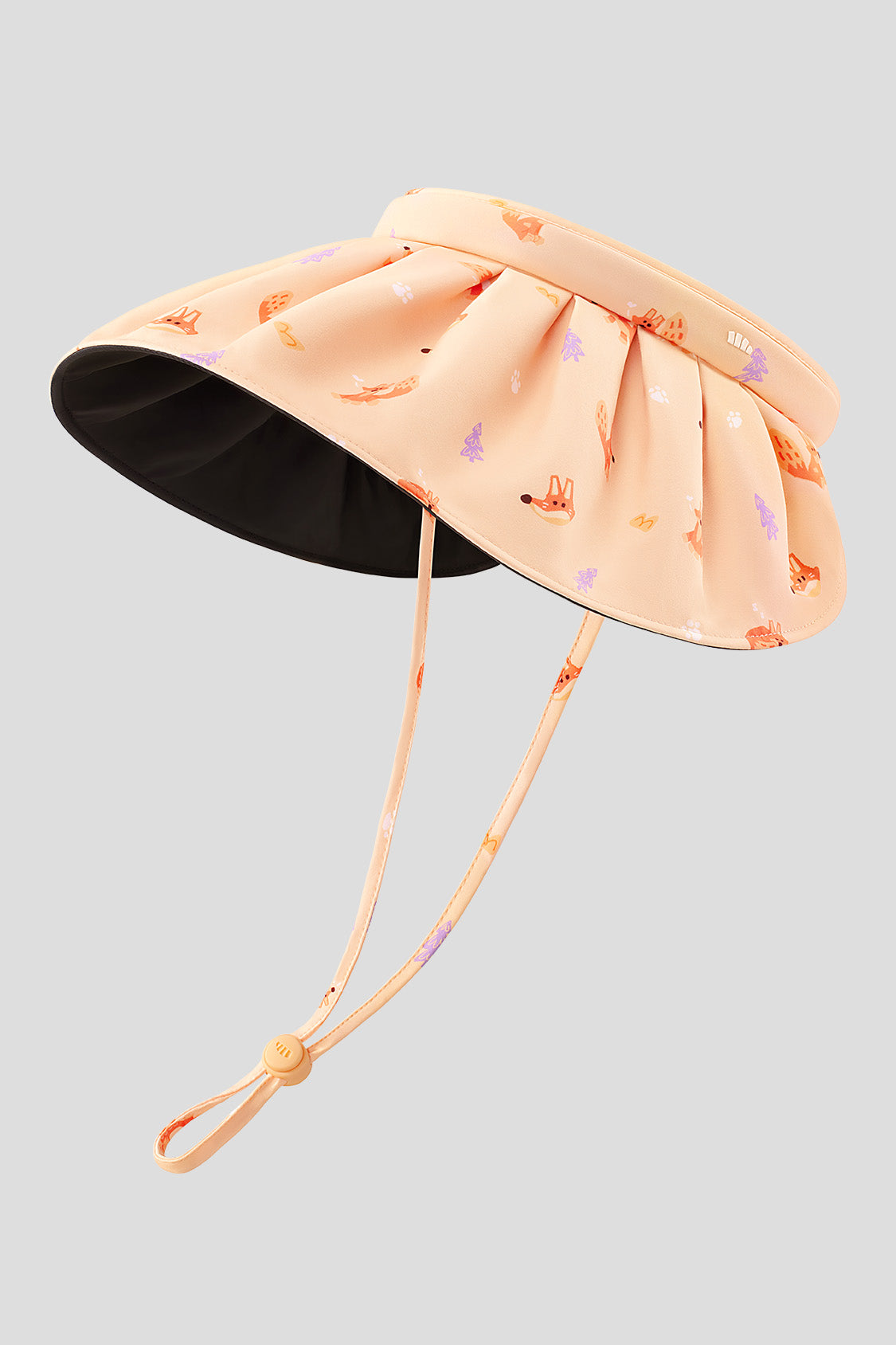 beneunder kids shell-style outdoor sun hat UPF50+ #color_foxland