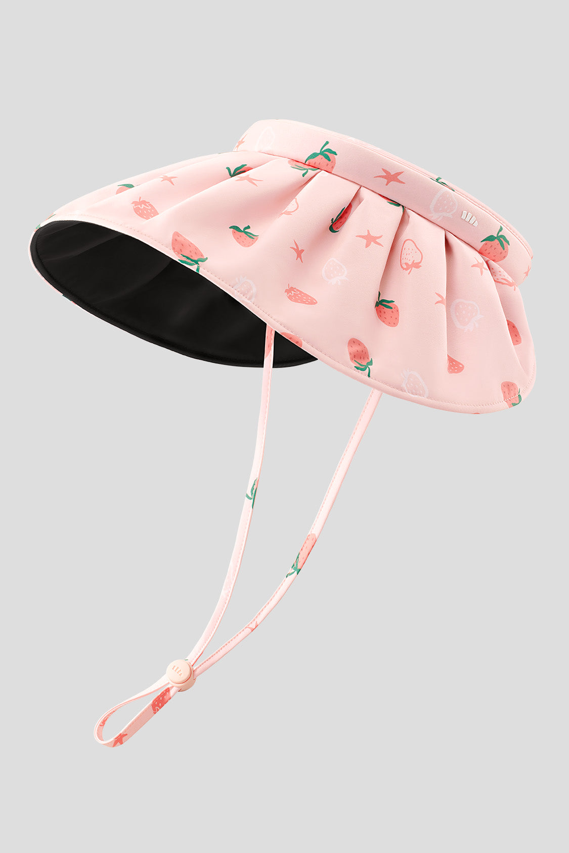 beneunder kids shell-style outdoor sun hat UPF50+ #color_strawberry sweetheart