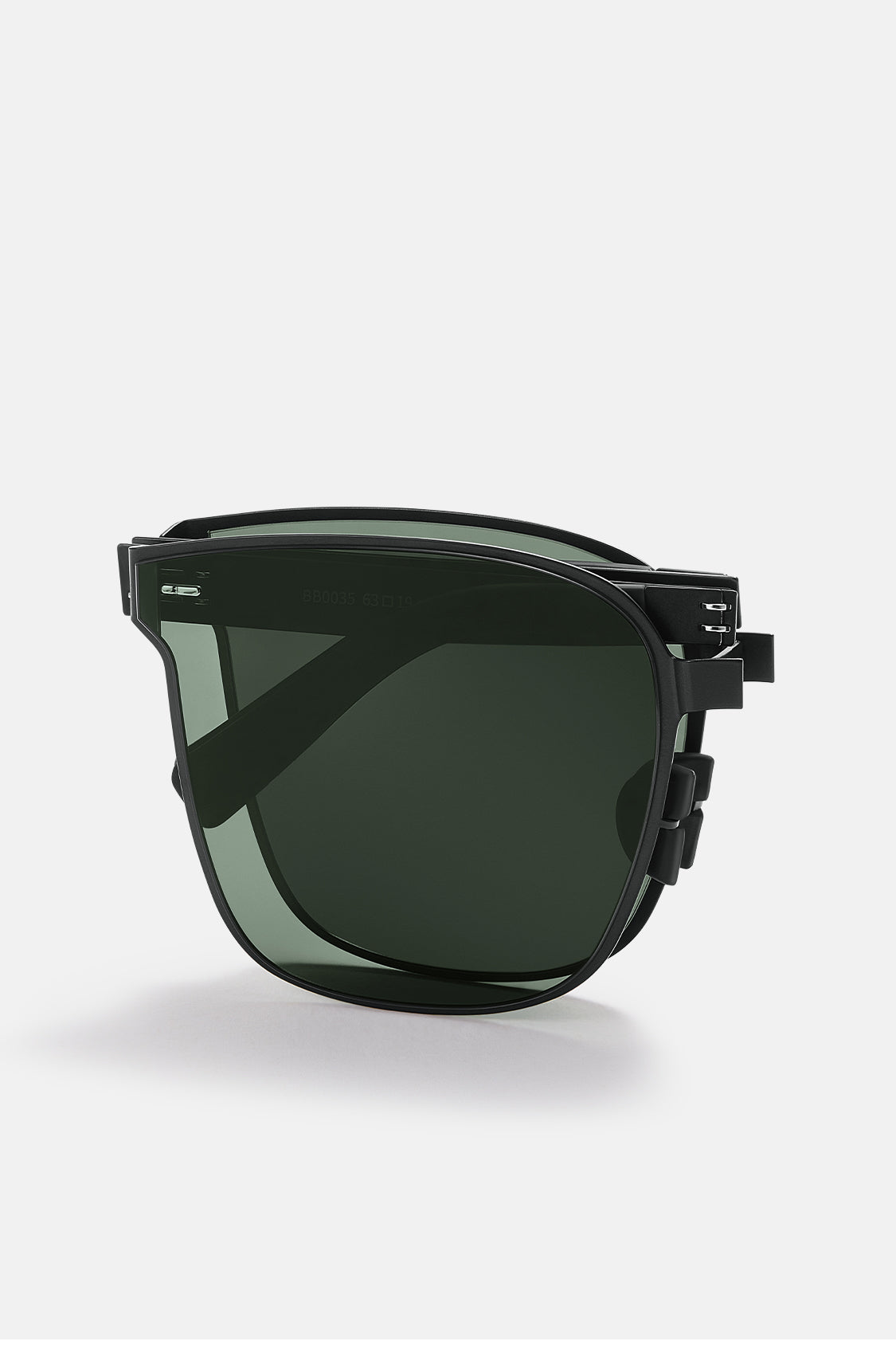 beneunder men's slimline polarized folding sunglasses shades #color_forest green
