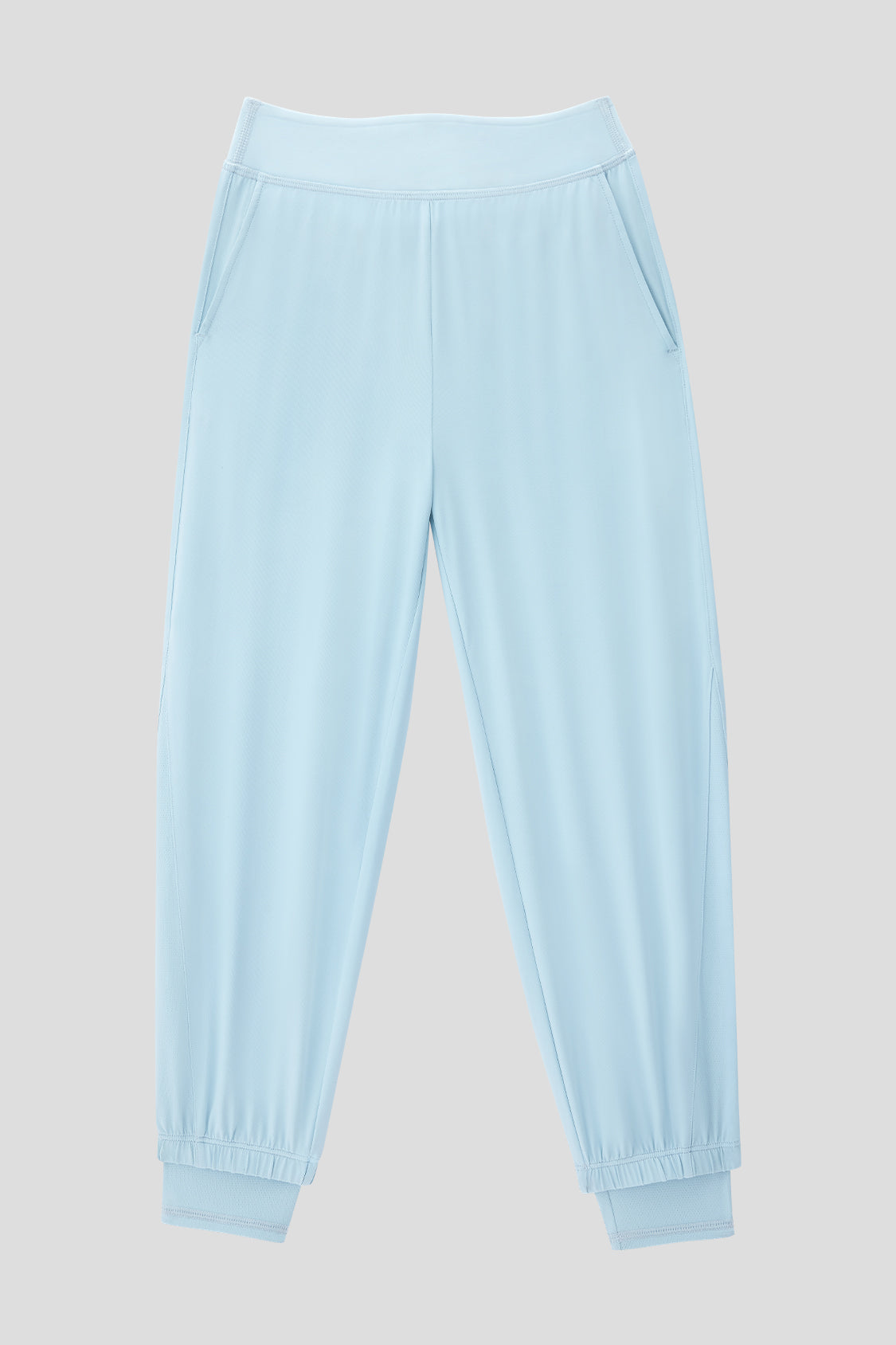 beneunder kid's leggings with sun protction upf50+ #color_misty blue