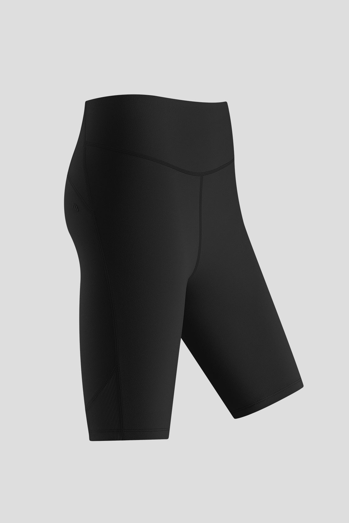 beneunder airloop high waist biking short for women #color_black